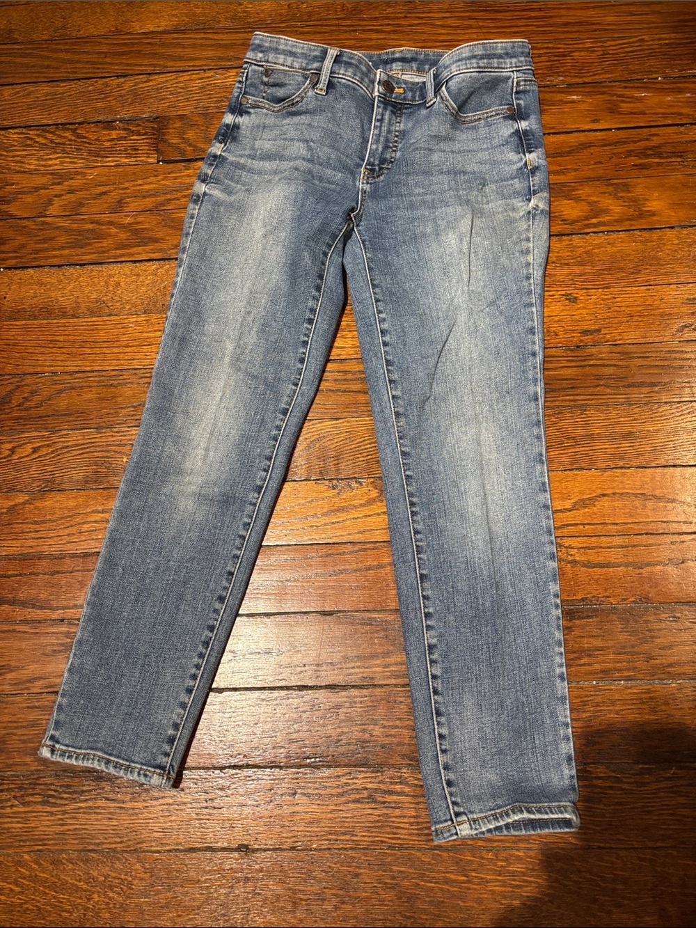 Talbots Light Wash Cropped Ankle Jeans